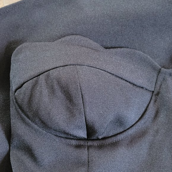 🌟 NWOT SUNSET & SPRING Black Bustier Romper Bloomingdales Size M - Picture 6 of 16